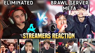 Streamers REACTION to AURORA being ELIMINATED in M6 TLID vs AURORA [upl. by Atse858]