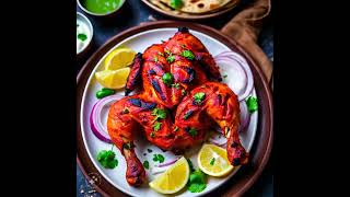 tandoori chicken recipe in description food indianrecipe [upl. by Race]