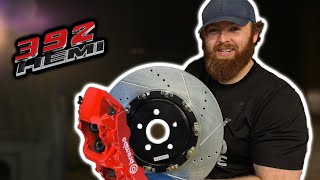 How To Replace and Install 1530 in Rotors for 6 Piston Brembos  2018 Daytona Dodge Charger 392 [upl. by Hermosa]