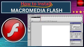 How to install Macromedia flash  install macromedia flash  how to install flash  flash tutorial [upl. by Teague]