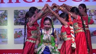 muthyala chamma chekka song by balakrishna high school students [upl. by Hasila142]