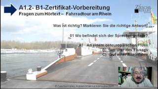 A1 2 B1 Zertikat Vorber Aufg 01 Sport Fahrradtour [upl. by Suhpoelc]