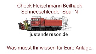 Unboxing Beilhack Schneeschleuder Fleischmann Spur N Was Ihr vor dem Kauf wissen müsst [upl. by Follansbee]