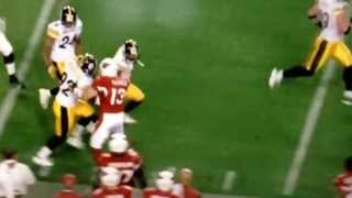 James Harrisons 100 yard Touchdown run during Super Bowl XLIII [upl. by Htiduj]