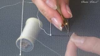 Luneville Embroidery Tutorial Advanced Module 1 Lesson 3 [upl. by Laven223]