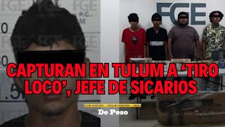 Detienen a ‘Tiro Loco’ jefe de sicarios de un grupo criminal y objetivo prioritario [upl. by Isolde]