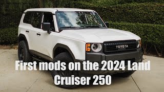 First mods on our 2024 Toyota Land Cruiser 1958 Trim [upl. by Airolg]