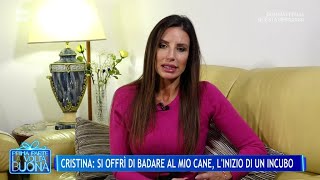 Cristina Incorvaia domani il mio stalker tornerà libero  La Volta Buona 05122024 [upl. by Laughlin]