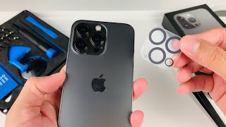 How to Remove  Uninstall Camera Lens Protector on iPhone [upl. by Ainelec]