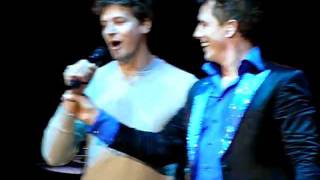 John Barrowman with his husband Scott Gill singing live [upl. by Craig]