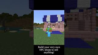 NPC Shop Tutorial Bedrock Commands  Minecraft Bedrock [upl. by Amjan]