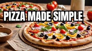 Make DELICIOUS Pizza at HOME with EASY Recipe [upl. by Miquela]