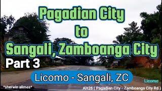 Zamboanga Trip Part 3  Licomo ZC to Sangali ZC  Sunset drive [upl. by Erdnaet316]