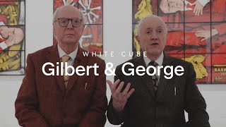 In the Gallery Gilbert amp George on THE CORPSING PICTURES  White Cube [upl. by Sinne]