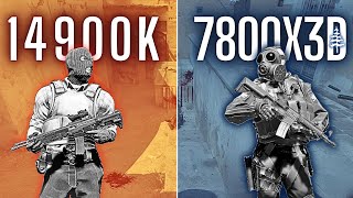 7800X3D vs 14900K CS2 \\ X3D Impresses Again [upl. by Anibla]