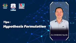 3 Hypothesis Formulation  Research Tip by Dr CHHEANG Norith [upl. by Brass]