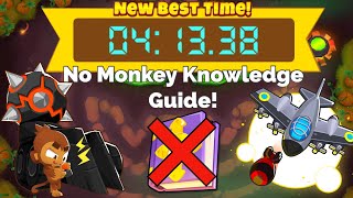 Btd6 Race “Carving Out A Run” in 41338 No Monkey Knowledge Or Hero Guide [upl. by Anitsyrc]