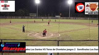 Toros de Chontales vs Dantos de Managua [upl. by Yarw]