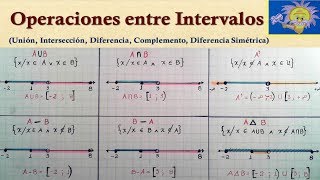 Diferencia de intervalos  Operaciones con intervalos [upl. by Ecinad]