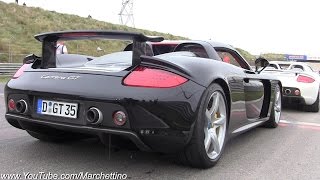 Porsche Carrera GT Straight Pipes Sounds Amazing [upl. by Haidabej]