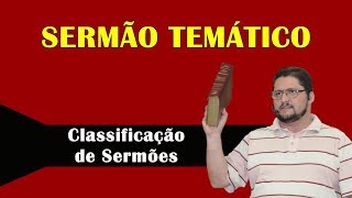 Sermão Temático Curso de Homilética  Prof Ronald Lima [upl. by Aneleairam]