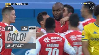 Goal  Golo Al Musrati Estoril Praia 01 SC Braga Liga 2223 10 [upl. by Spragens]