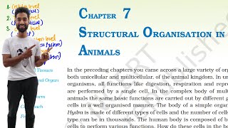 Structural organisation in animals class 11th NCERT line by line NEET [upl. by Aria]