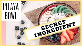 How to Make A Pitaya Bowl Super Healing Ingredients [upl. by Kraft]