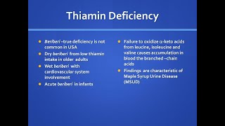 How Does deficiency of Thiamine accounts for the Increase in levels of pyruvate and αketoglutarate [upl. by Lytton]