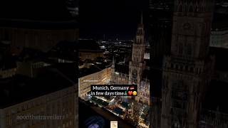 Munich Christmas Market 2023 will start soon 🎄🇩🇪❤️😊 germanytourism [upl. by Ahsikrats]