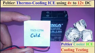 Peltier ThermoCooler Cooling Test and Review  How to Use Peltier Module  TECI12706 Module Use [upl. by Enier]