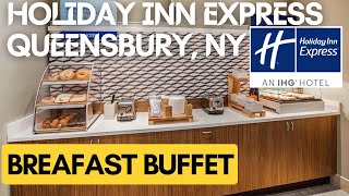 Holiday Inn Express amp Suites Queensbury  Lake George Area an IHG Hotel BREAKFAST BUFFET [upl. by Naryb]