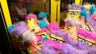 Claw Machine Crane Games 206  Christmas Claw Wins 1  A New Spongebob Machine [upl. by Ettesel]