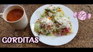 GORDITAS ESTILO SINALOA  Dulce Cocina [upl. by Tallula]