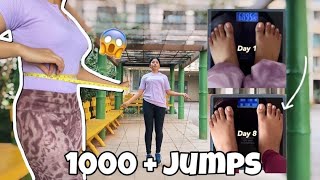 I Took The 7 Day Jumprope Challenge shocking results 😱 [upl. by Reena]