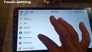 car Android all settings tutorial logo canbus  touch  resat [upl. by Enelak]