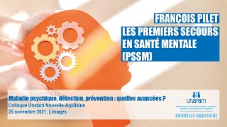 Les Premiers Secours en Santé Mentale PSSM  François Pilet [upl. by Gaul451]