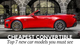 Cheap Convertibles Are Still a Thing Best Models to Buy in 2024 [upl. by Ursulette]