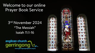 GAC Online Prayer Book Service 3rd November 2024 [upl. by Longerich]