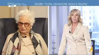 Myrta Merlino intervista la senatrice a vita Liliana Segre una vita contro gli indifferenti [upl. by Acila]