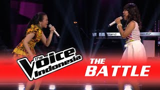 Fitri Novianty vs Moza Daegal quotWhos Loving Youquot  The Battle  The Voice Indonesia 2016 [upl. by Yokoyama468]