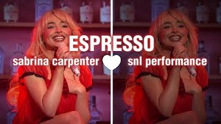 sabrina carpenter  espresso  snl performance  scenepack [upl. by Haraj717]