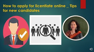 How to enroll for Licentiate exam under III I tips for new candidates II must watch [upl. by Eiduj]