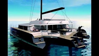 Le Neel 65 nouveau trimaran de croisière rapide du chantier Neel Trimaran [upl. by Diannne]