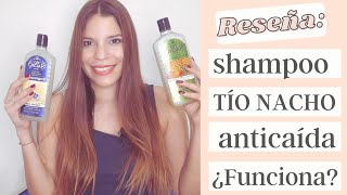 RESEÑA SHAMPOO TIO NACHO ANTICAÍDA [upl. by Noryk]