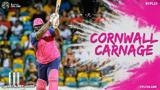 Rahkeem Cornwall Blasts His FirstEver T20 Hundred  CPL 2023 [upl. by Leese]