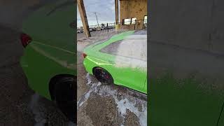 SATISFYING AUDI RS3 FOAM🔥 detailing audi rs3 AUDIRS3 satisfying [upl. by Ydnerb218]