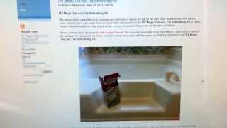 DIY Magic Tub and Tile Refinishing Kit Review [upl. by Eudo82]