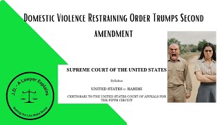 Domestic Violence Restraining Order Displaces Second Amendment When Court Makes Findings [upl. by Anael350]