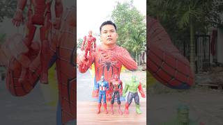 Team Colorman VS Spidey Choose Toys nonoshortvideo [upl. by Kerekes]